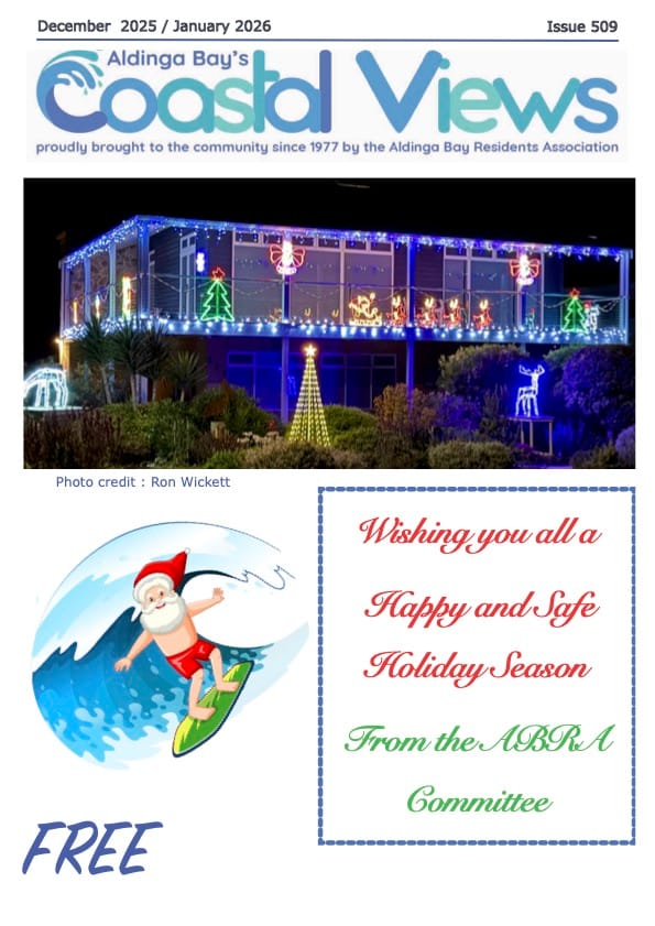 DECEMBER-JANUARY COASTAL VIEWS, VALE RAY SCOTT, OTHER NEWS